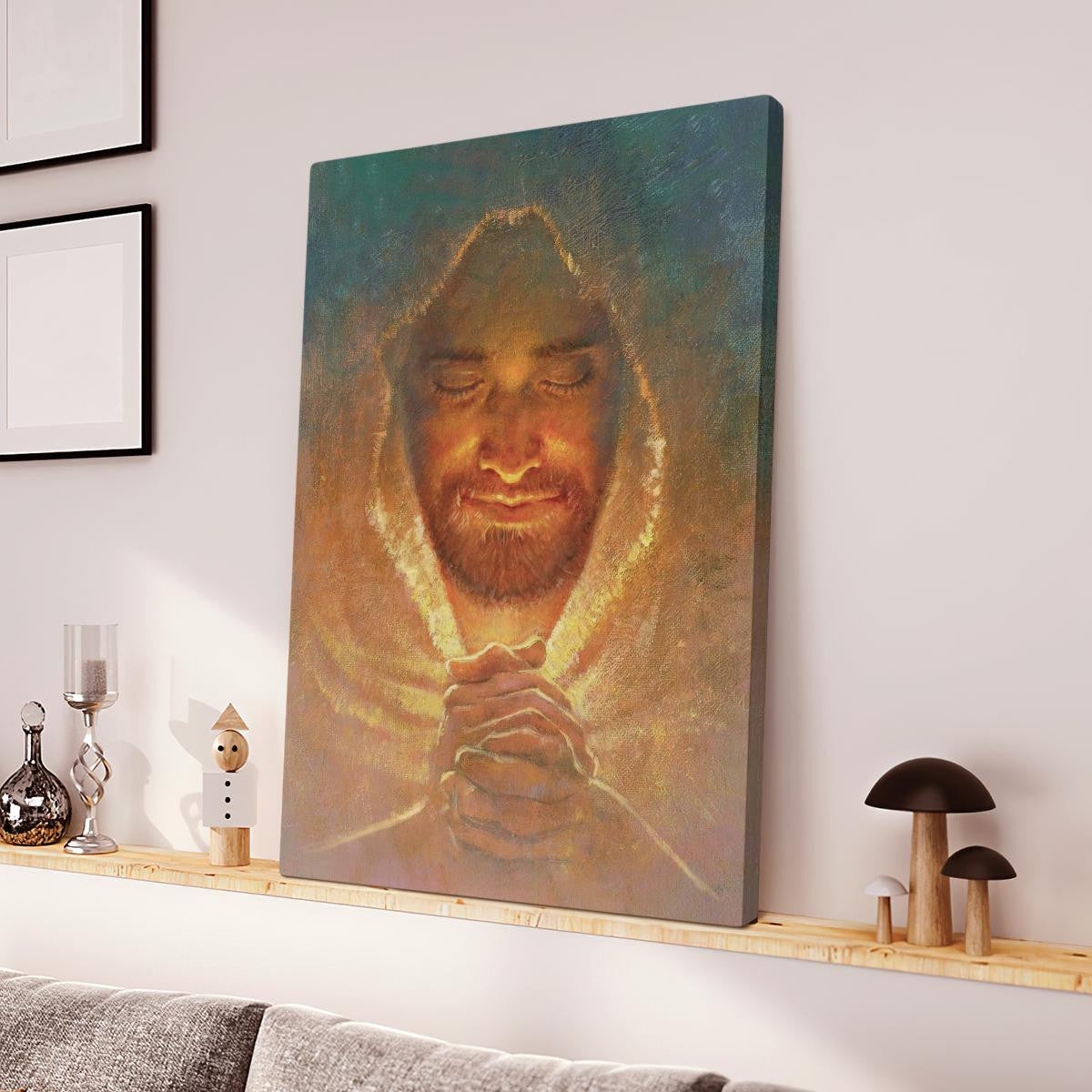 The Peace Of God Canvas - Jesus Canvas - Christian Wall Art Poster