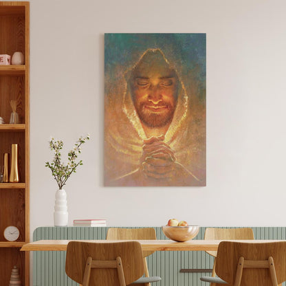 The Peace Of God Canvas - Jesus Canvas - Christian Wall Art Poster
