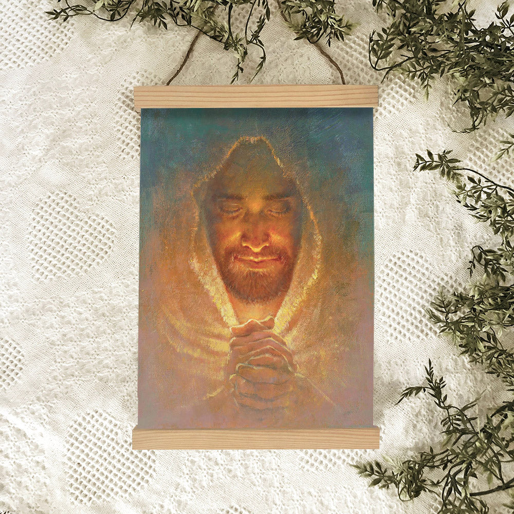 The Peace Of God Hanging Canvas Wall Art - Jesus Picture - Jesus Portrait Canvas - Religious Canvas