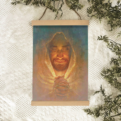The Peace Of God Hanging Canvas Wall Art - Jesus Picture - Jesus Portrait Canvas - Religious Canvas