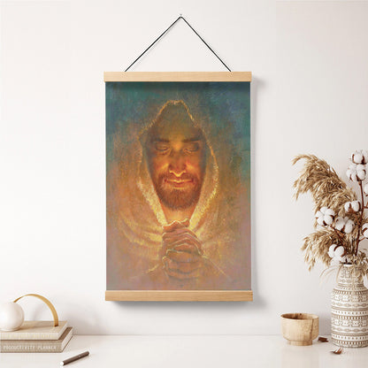 The Peace Of God Hanging Canvas Wall Art - Jesus Picture - Jesus Portrait Canvas - Religious Canvas