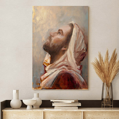 The Plea Canvas Wall Art - Jesus Picture - Jesus Portrait Canvas