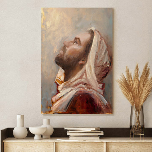 The Plea Canvas Wall Art - Jesus Picture - Jesus Portrait Canvas