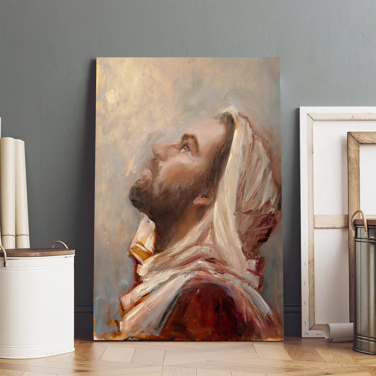 The Plea Canvas Wall Art - Jesus Picture - Jesus Portrait Canvas