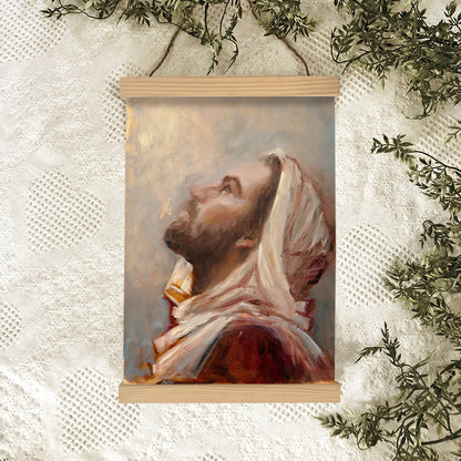 The Plea Hanging Canvas Wall Art - Jesus Picture - Jesus Portrait Canvas - Religious Canvas