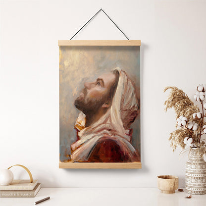 The Plea Hanging Canvas Wall Art - Jesus Picture - Jesus Portrait Canvas - Religious Canvas