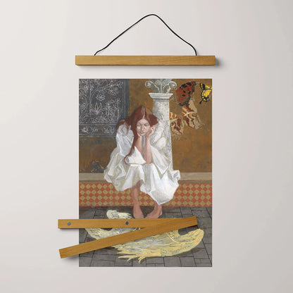 The Problem With Wings Hanging Canvas Wall Art - Christan Wall Decor - Religious Canvas