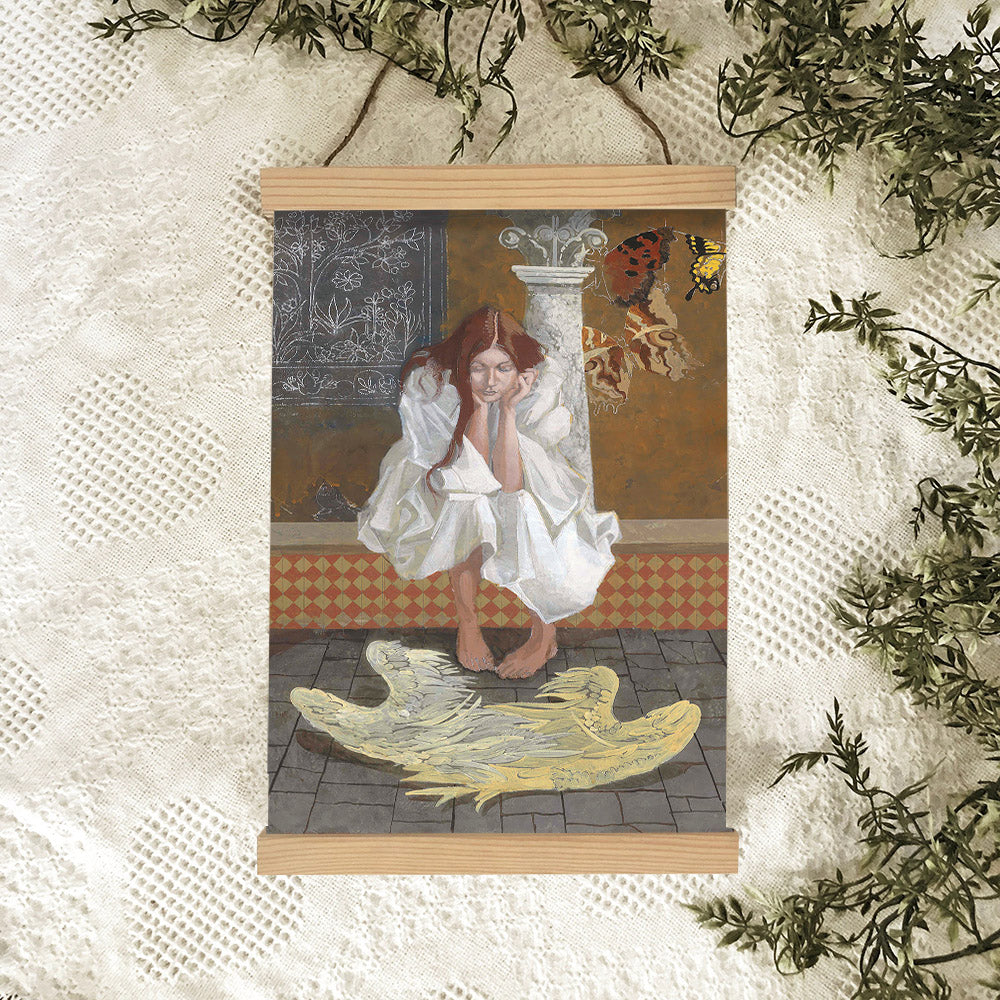 The Problem With Wings Hanging Canvas Wall Art - Christan Wall Decor - Religious Canvas