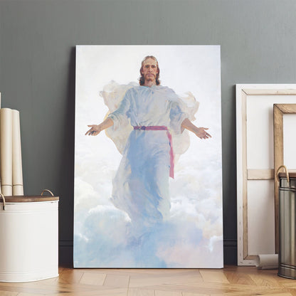 The Resurrected Jesus Christ Canvas Pictures - Religious Wall Art Canvas - Christian Paintings For Home