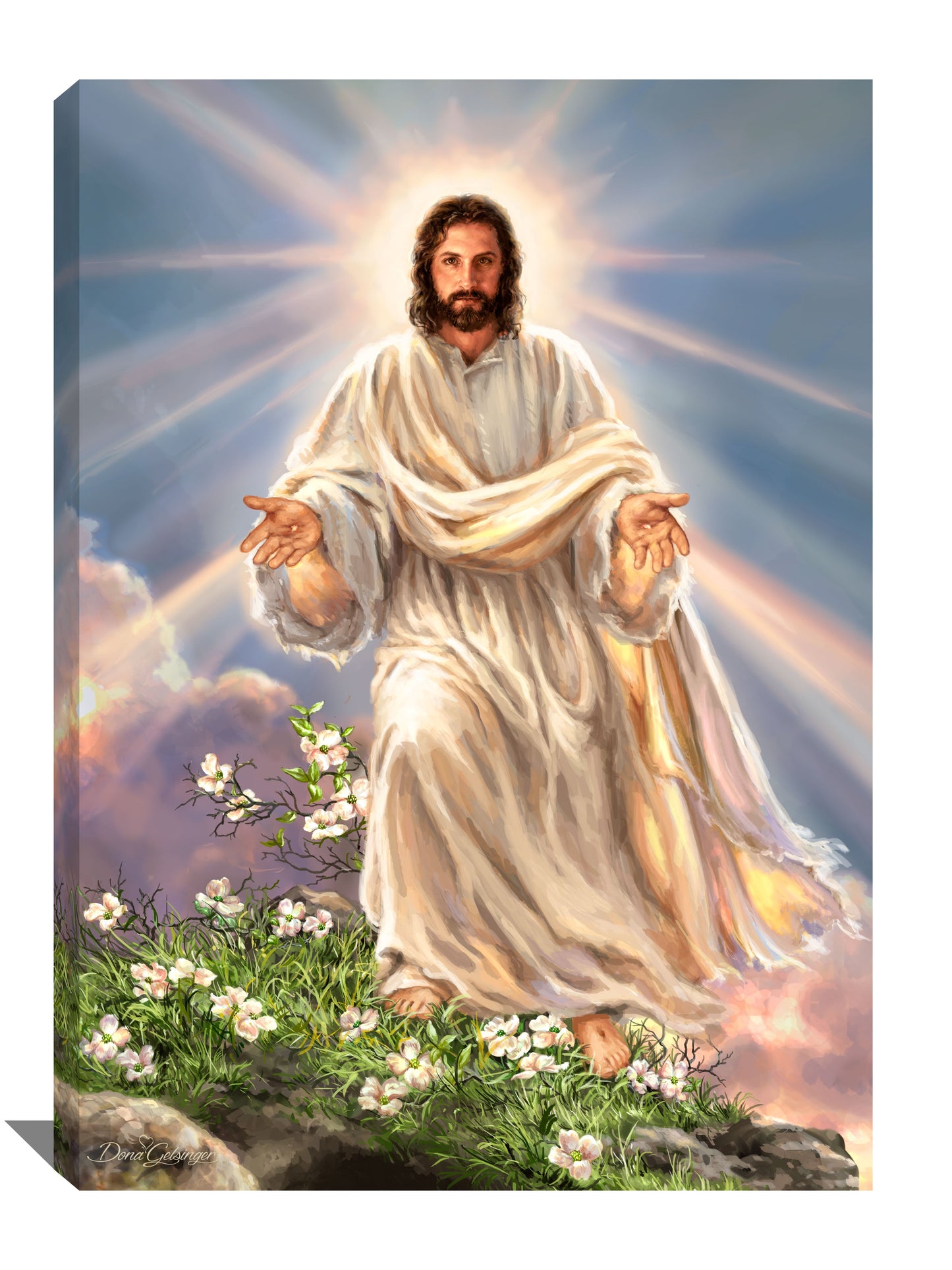 The Resurrection Canvas Wall Art - Christian Wall Decor - Religious Gift