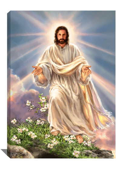 The Resurrection Canvas Wall Art - Christian Wall Decor - Religious Gift