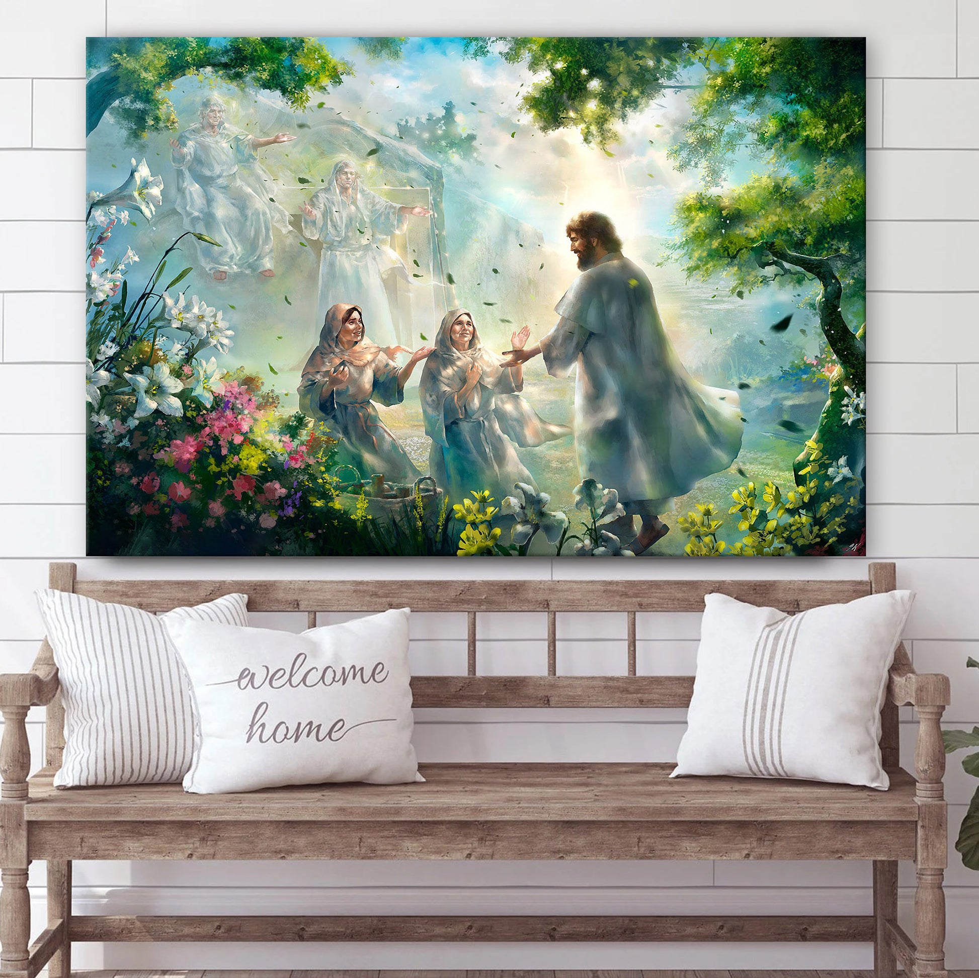 The Resurrection Christian Art Matte Christian - Jesus Canvas Pictures - Christian Wall Art