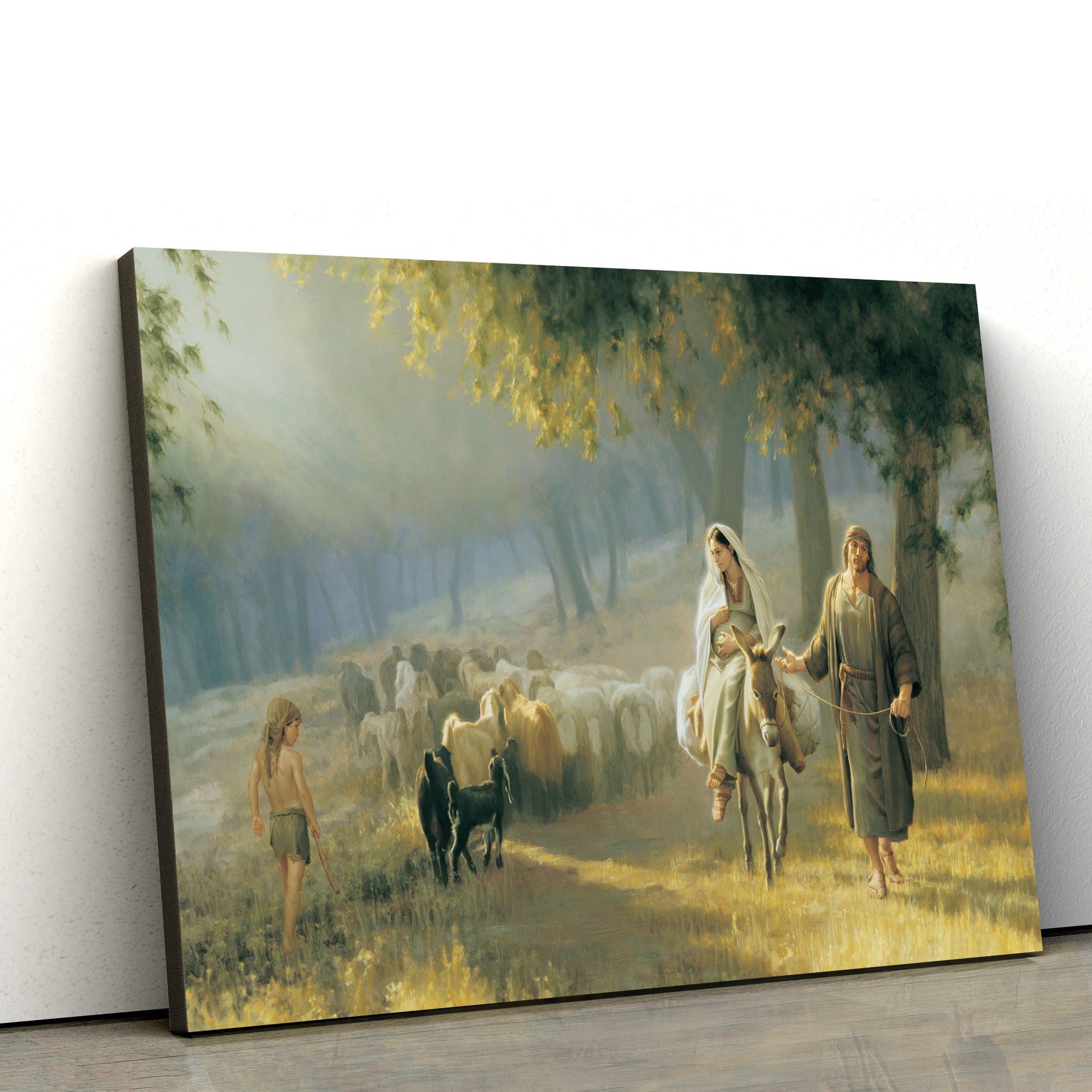 The Road To Bethlehem Canvas Wall Art - Christian Canvas Pictures - Religious Canvas Wall Art