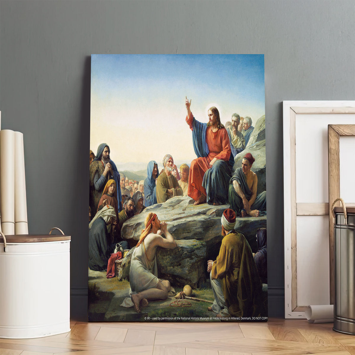 The Sermon On The Mount Canvas Pictures - Religious Wall Art Canvas - Christian Paintings For Home