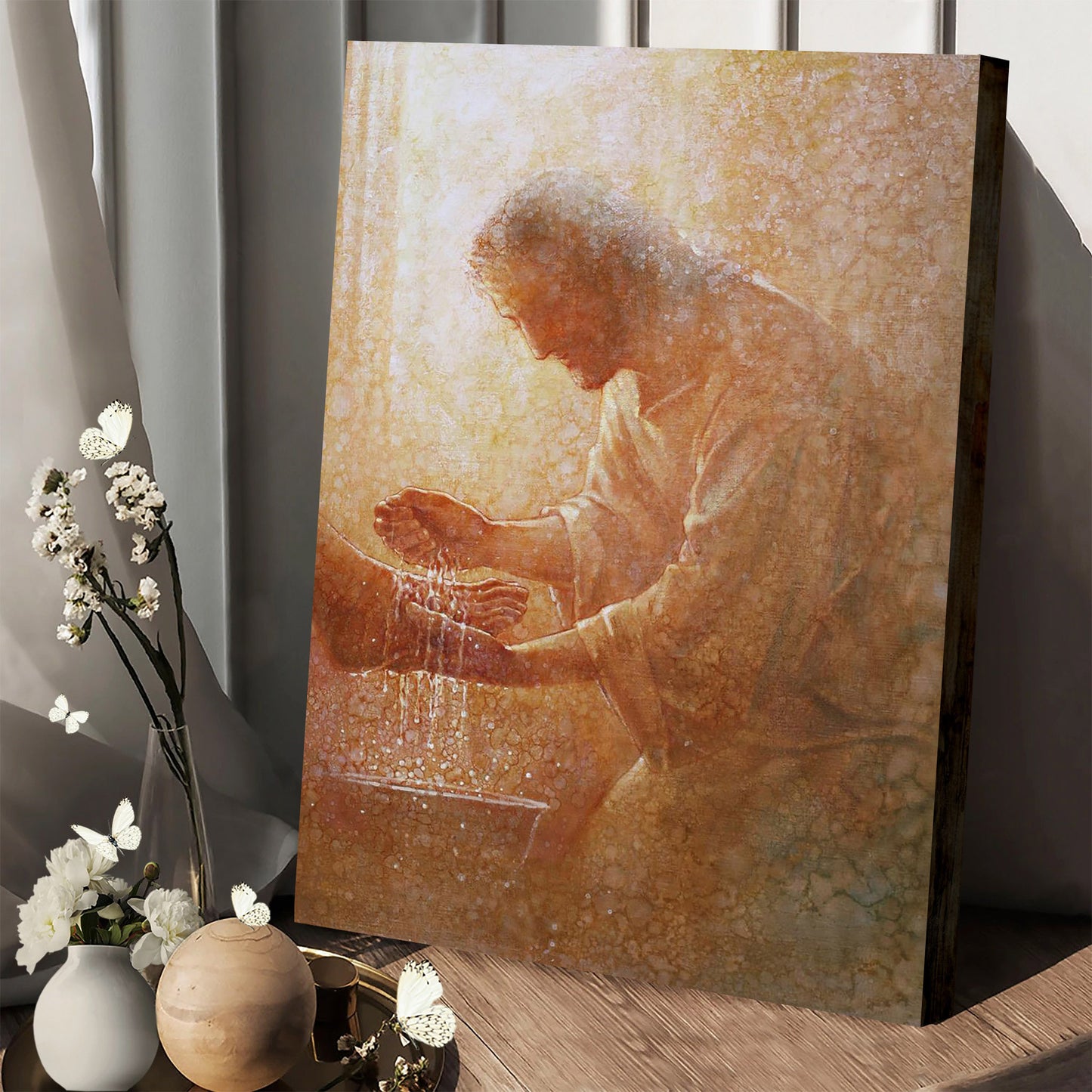 The Servant Canvas Wall Art - Jesus Picture - Jesus Portrait Canvas