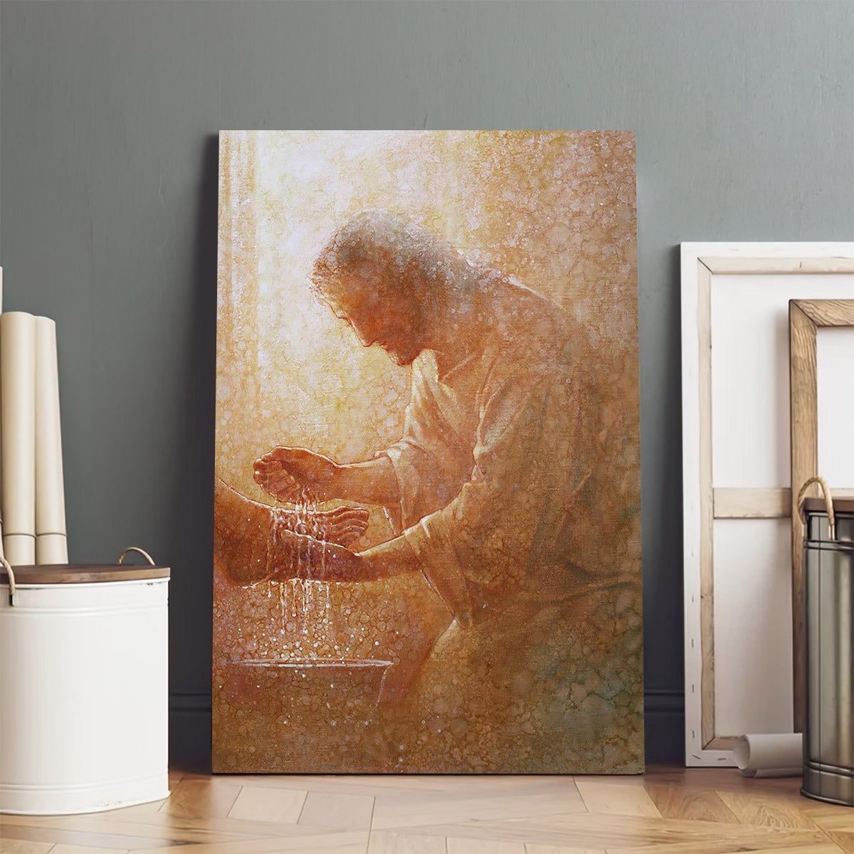 The Servant Canvas Wall Art - Jesus Picture - Jesus Portrait Canvas