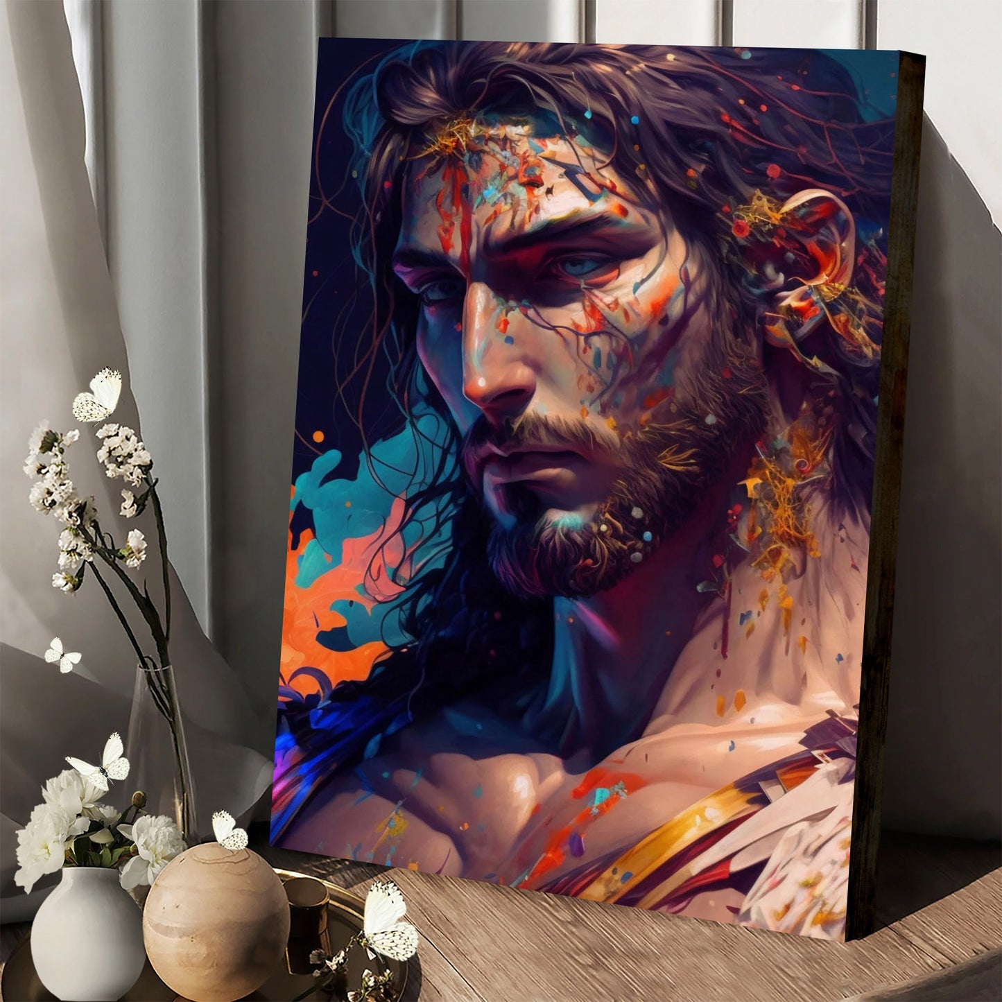 The Son Of God Portrait Of Jesus Christ - Jesus Canvas Art - Christian Wall Art 1