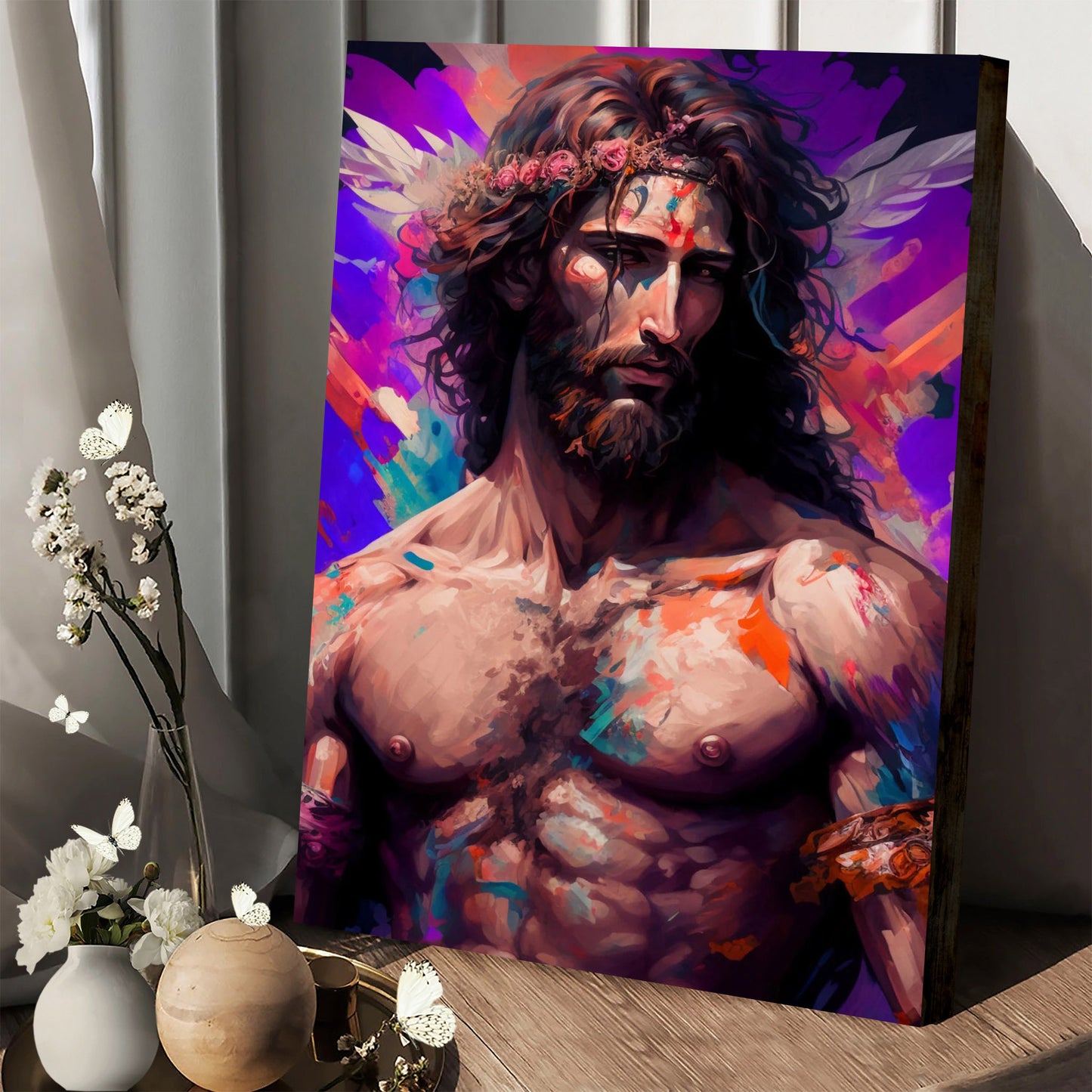 The Son Of God Portrait Of Jesus Christ - Jesus Canvas Art - Christian Wall Art