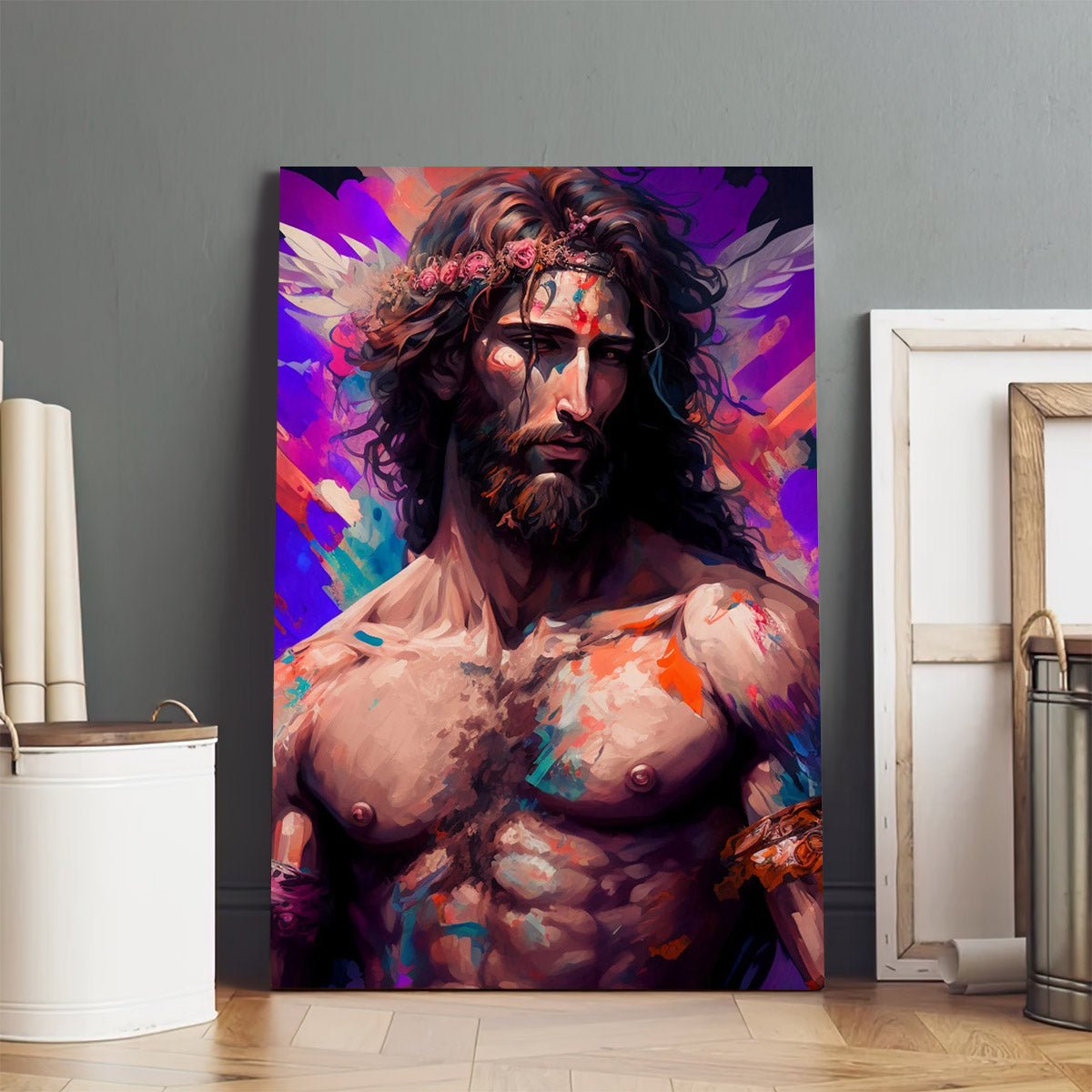 The Son Of God Portrait Of Jesus Christ - Jesus Canvas Art - Christian Wall Art