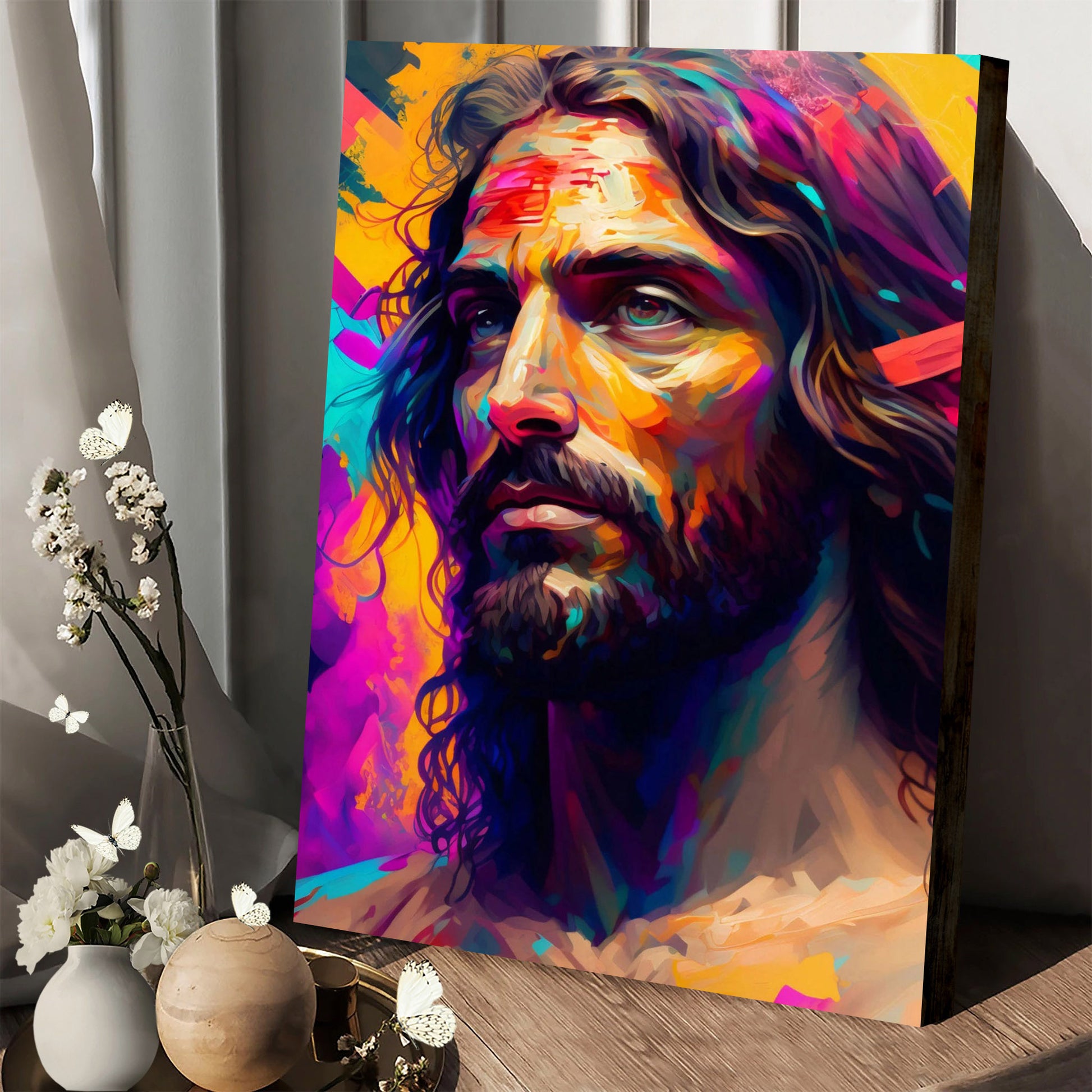 The Son Of God Portrait Of Jesus Christ 1 - Jesus Canvas Art - Christian Wall Art