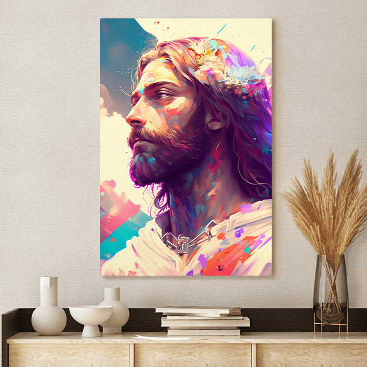 The Son Of God Portrait Of Jesus Christ 2 - Jesus Canvas Art - Christi ...