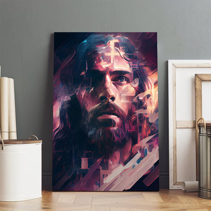 The Son Of God Portrait Of Jesus Christ 5 - Jesus Canvas Art - Christian Wall Art