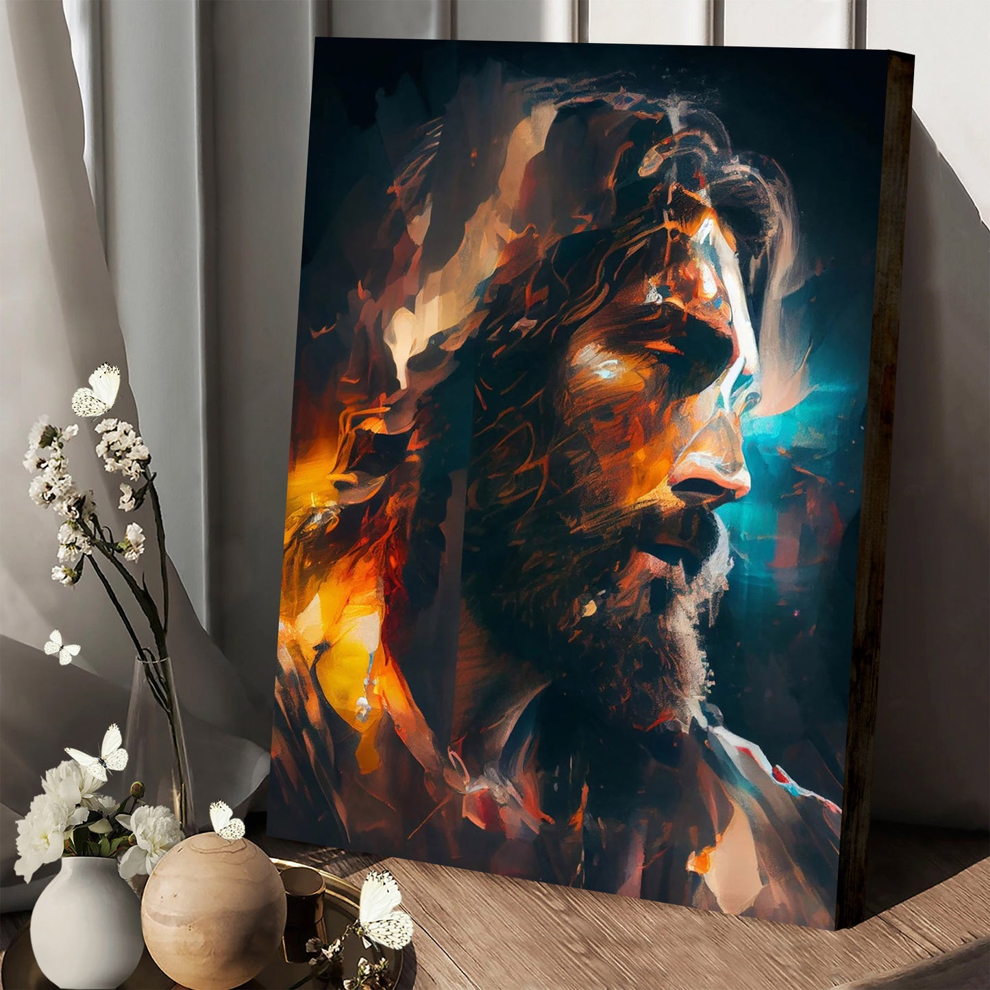 The Son Of God Portrait Of Jesus Christ 6 - Jesus Canvas Art - Christian Wall Art
