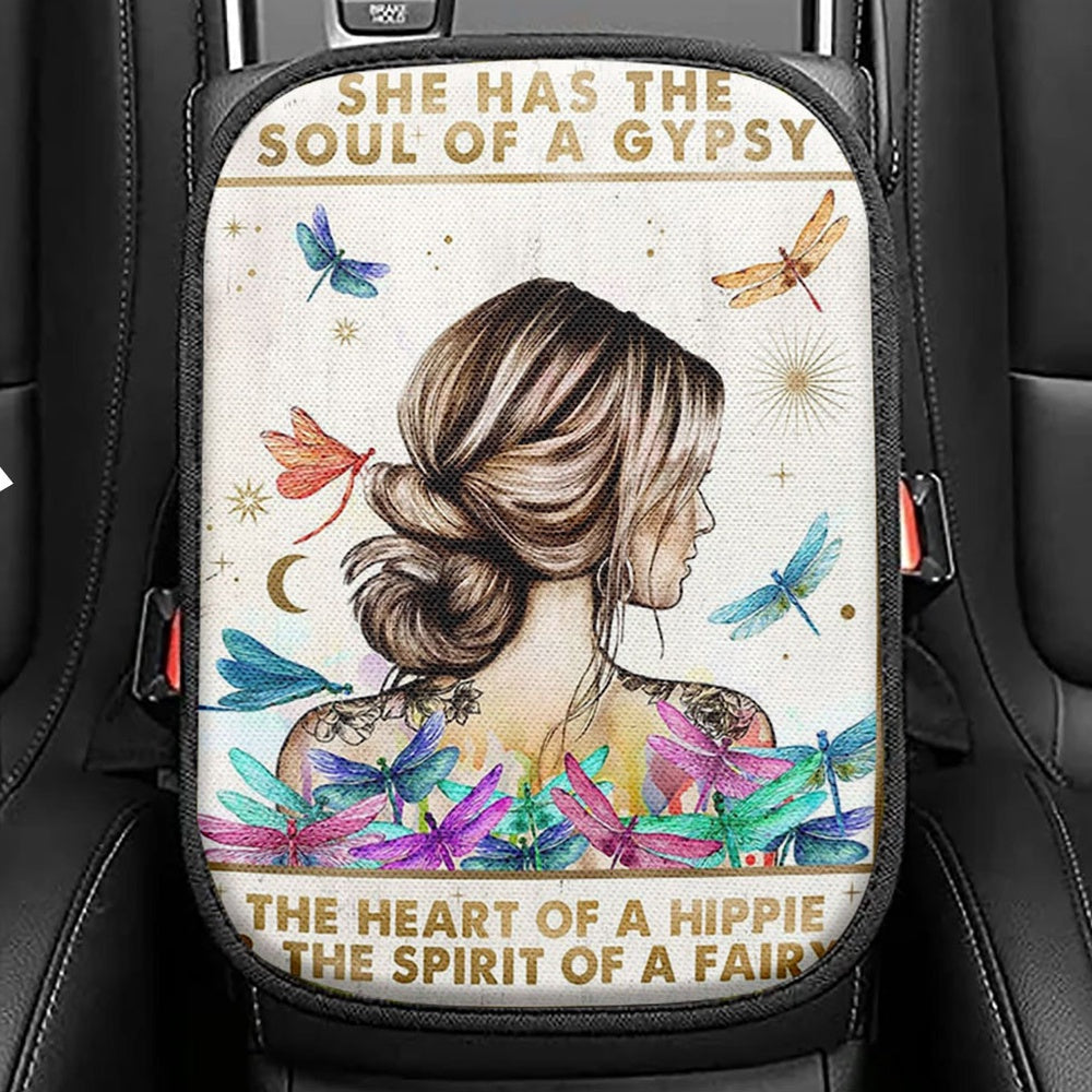 The Soul Of A Gypsy - Boho Positive Inspirational Quotes Seat Box Cover, Encouragement Gifts For Women