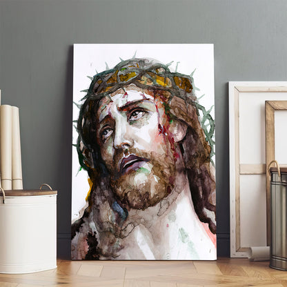 The Suffering God Canvas Pictures - Jesus Canvas Painting - Christian Canvas Prints