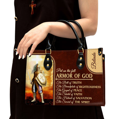 The Sword Of The Spirit Personalized Christian Leather Bag For Women - Religious Gifts For Women