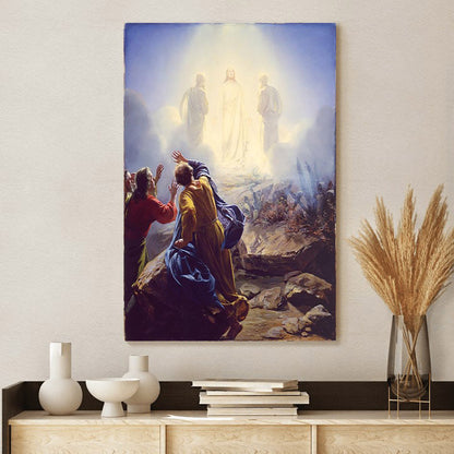 The Transfiguration Of Christ Canvas Wall Art - Christan Wall Decor