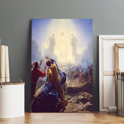 The Transfiguration Of Christ Canvas Wall Art - Christan Wall Decor