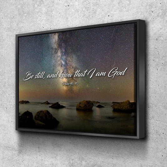 The Universe Be Still Wall Art - Christian Canvas Wall Art