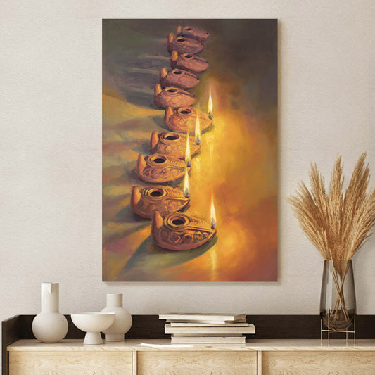 The Wise And The Foolish Canvas Wall Art