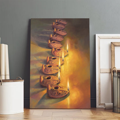 The Wise And The Foolish Canvas Wall Art