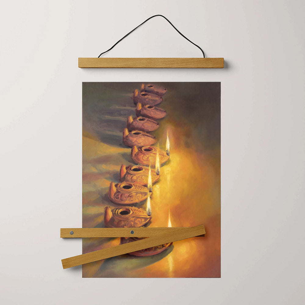 The Wise And The Foolish Hanging Canvas Wall Art - Religious Canvas