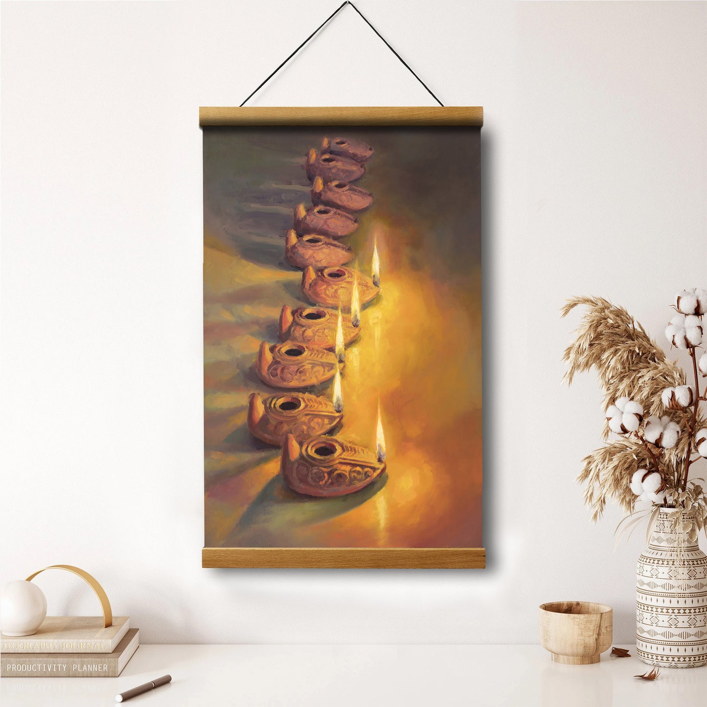 The Wise And The Foolish Hanging Canvas Wall Art - Religious Canvas