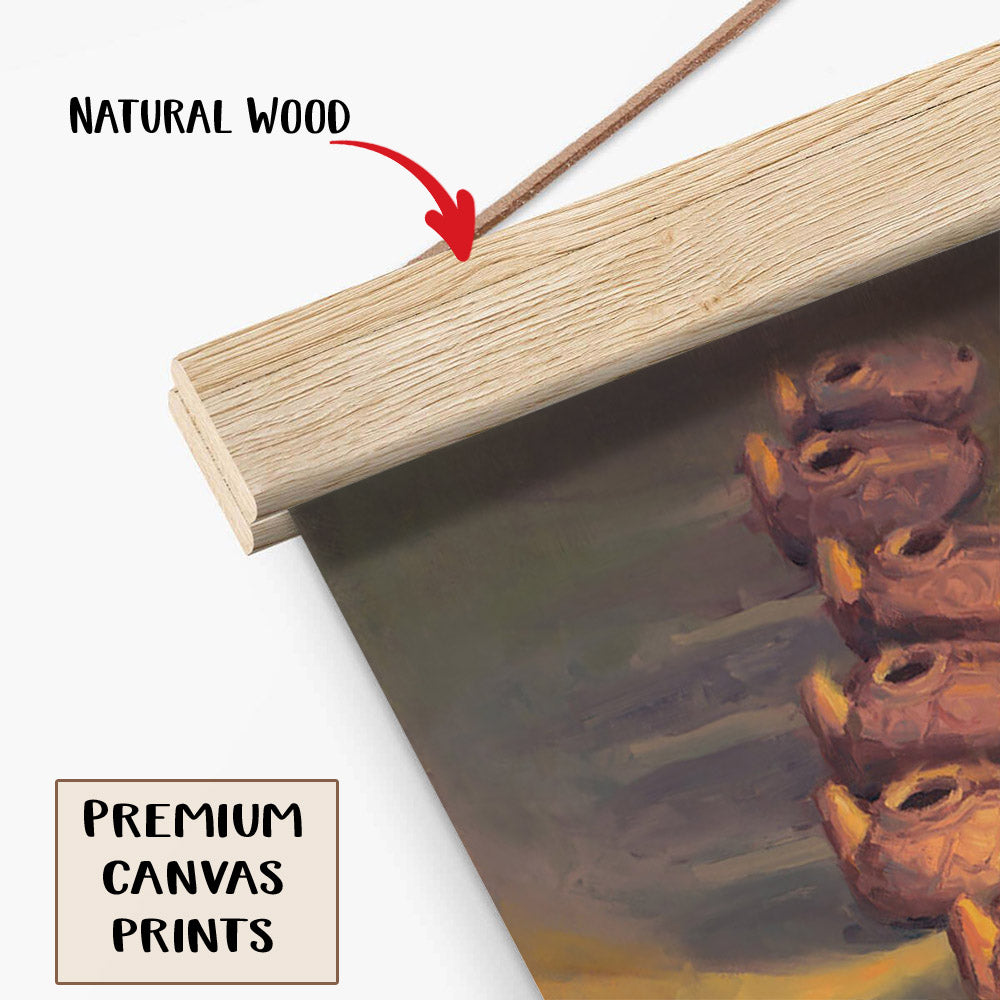 The Wise And The Foolish Hanging Canvas Wall Art - Religious Canvas