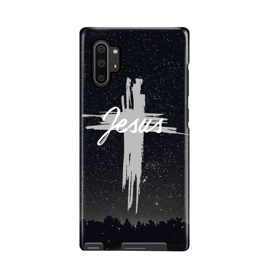 The Word Jesus In Cross Christian Phone Case Jesus Phone Cases - Scripture Phone Cases - Iphone Cases Christian
