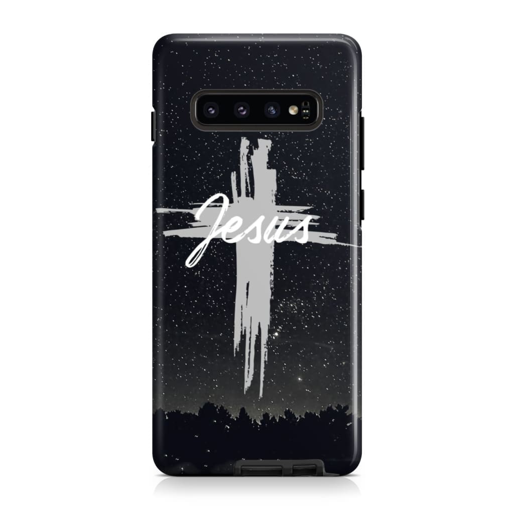 The Word Jesus In Cross Christian Phone Case Jesus Phone Cases - Scripture Phone Cases - Iphone Cases Christian