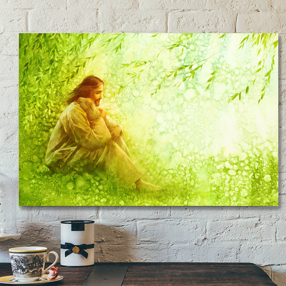 The Good Sepherd - Jesus Canvas Poster - Jesus Wall Art - Gift For Christian - Ciaocustom