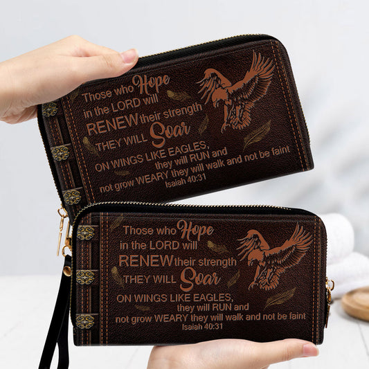 They Will Walk And Not Be Faint Clutch Purse For Women - Personalized Name - Christian Gifts For Women