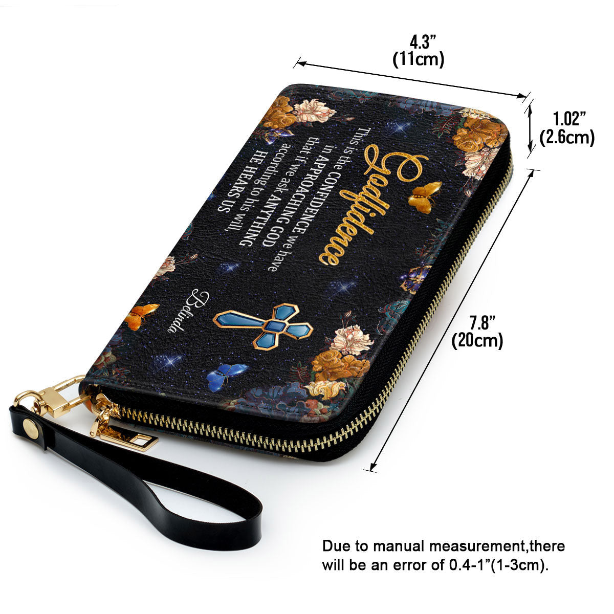 This Is The Confidence We Have In Approaching God Clutch Purse For Women - Personalized Name - Christian Gifts For Women