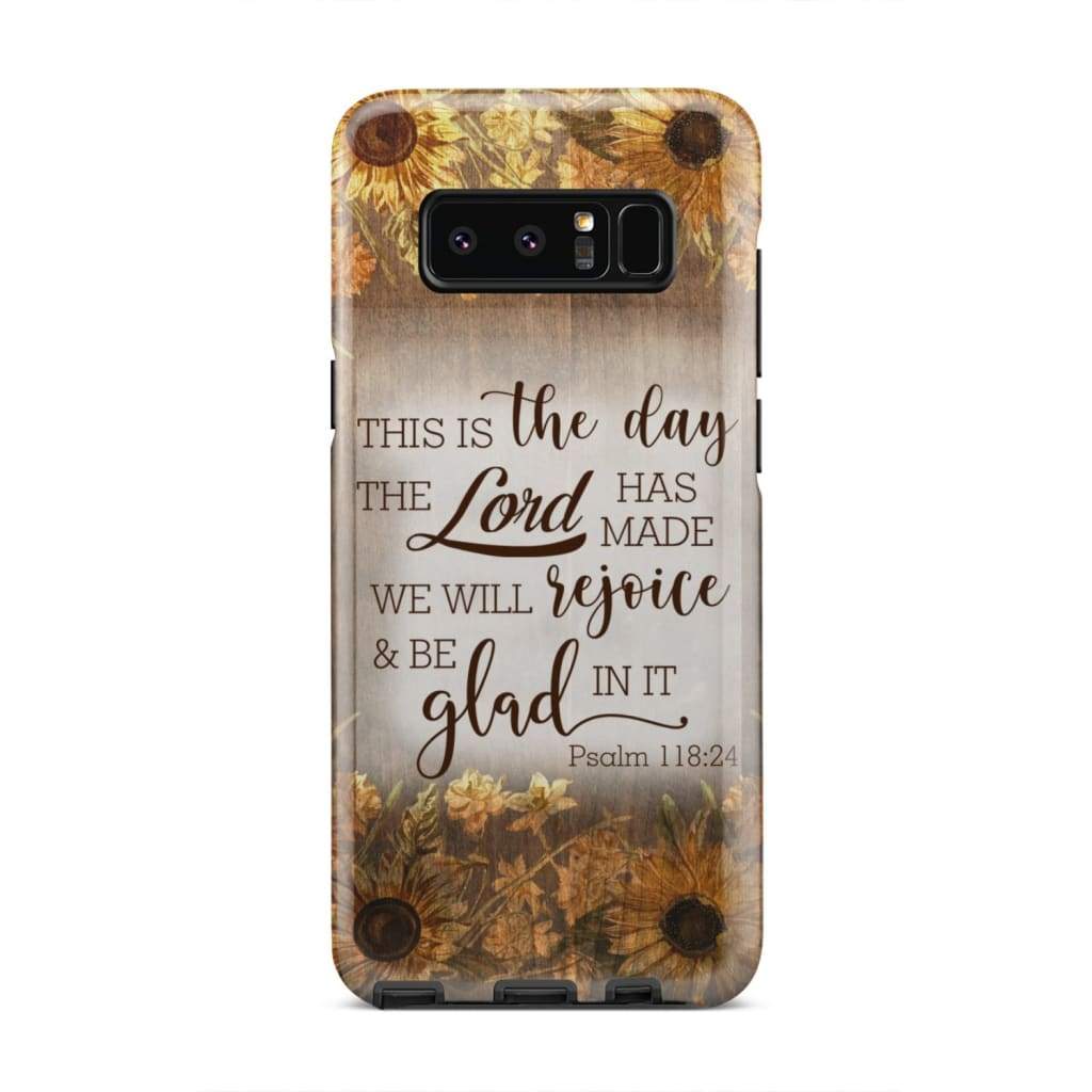 This Is The Day The Lord Has Made Psalm 11824 Bible Verse Phone Case - Inspirational Bible Scripture iPhone Cases