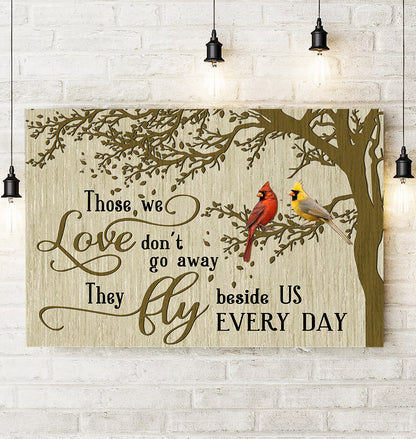 Those We Love Cardinal Bird Canvas - Canvas Decor Ideas