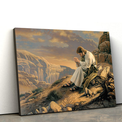 To Be With God Canvas Picture - Jesus Christ Canvas Art - Christian Wall Art