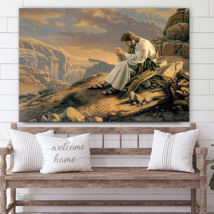 To Be With God Canvas Picture - Jesus Christ Canvas Art - Christian Wall Art