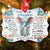 To Daughter Metal Ornament - Christmas Ornament - Christmas Gift