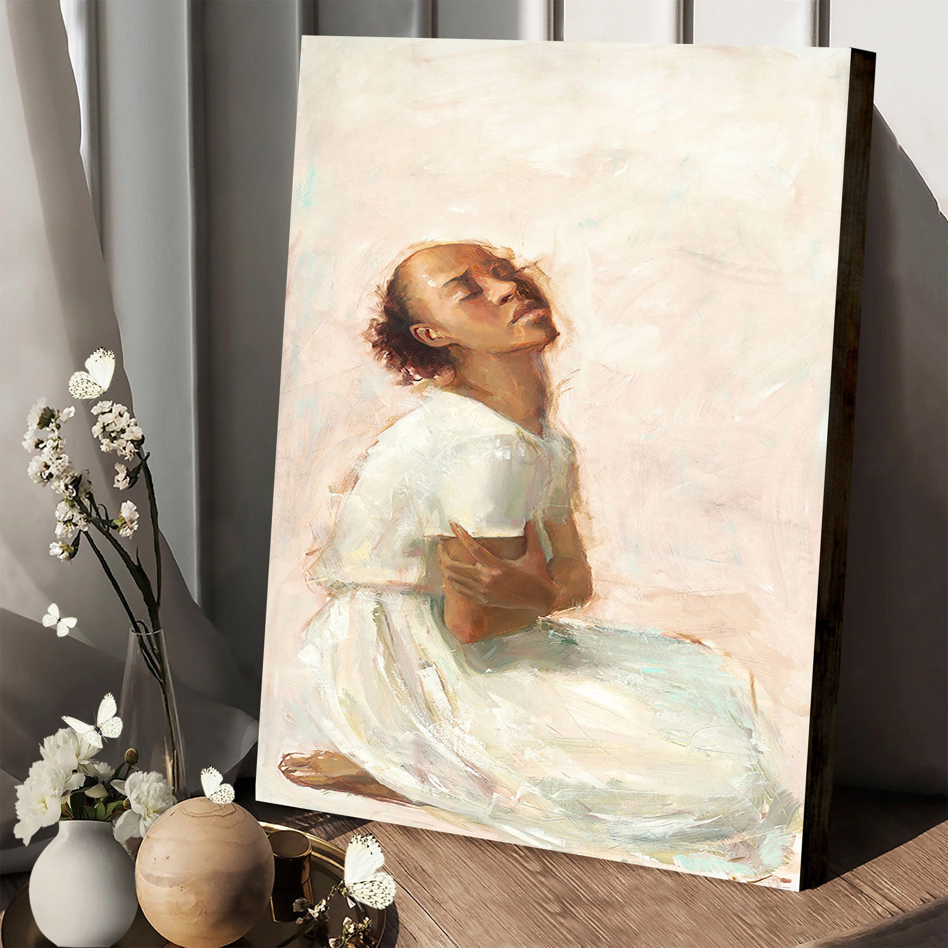 To Draw Closer Canvas Wall Art - Gift For Mom