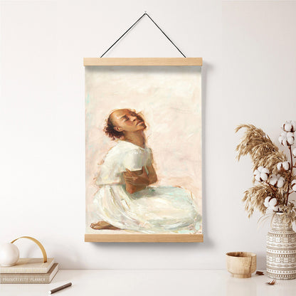 To Draw Closer Hanging Canvas Wall Art - Gift For Mom - Religious Canvas